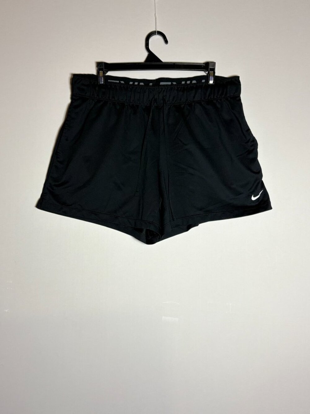 Nike Pro Dri-FIT Knit Training Shorts Black Size L